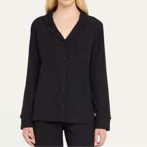 SKIMS Black Long Sleeve Top